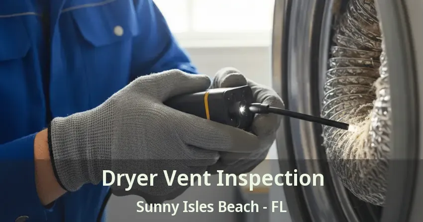 Dryer Vent Inspection Sunny Isles Beach - FL