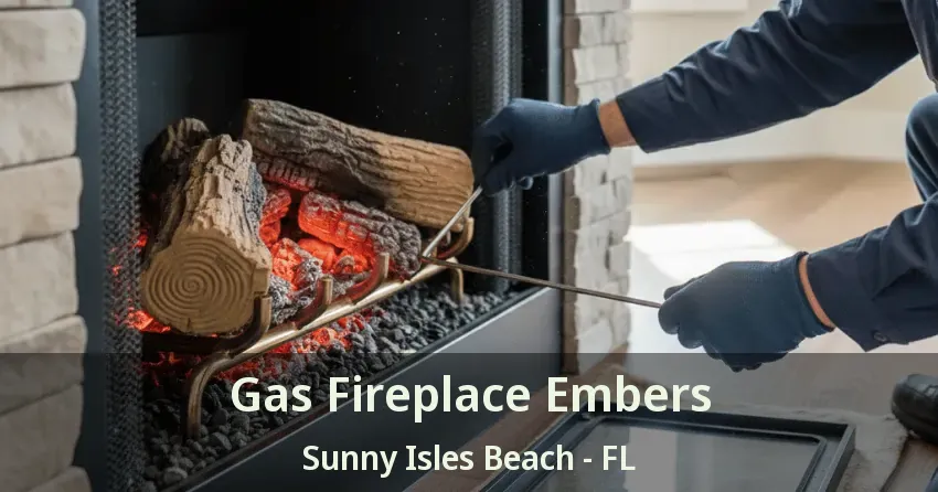 Gas Fireplace Embers Sunny Isles Beach - FL