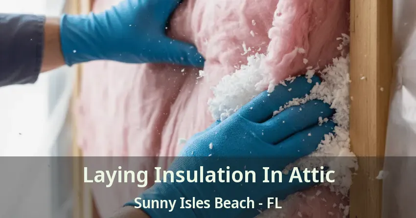 Laying Insulation In Attic Sunny Isles Beach - FL